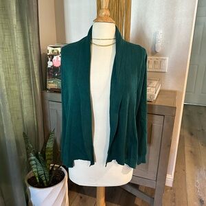 Cyrus Women's Deep Teal Open Cardigan